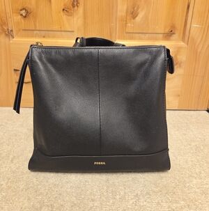 Fossil Elina Convertible Backpack - Black Leather